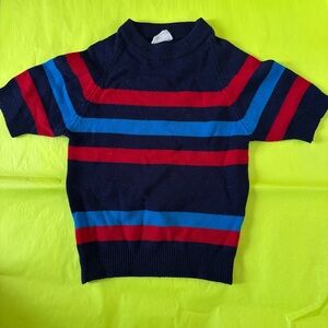 E.T. mock turtle kids striped vintage shirt